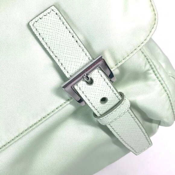 PRADA triangle logo plate Re-Nylon Crossbody shoulder bag with pouch - Picture 12 of 15